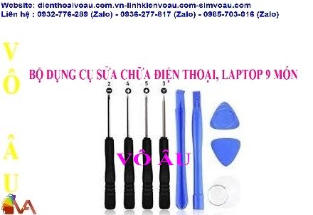 BỘ DỤNG CỤ SỬA CHỮA ĐIỆN THOẠI, LAPTOP 9 MÓN