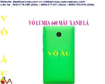 VỎ LUMIA 640 MÀU XANH LÁ