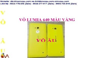 VỎ LUMIA 640 MÀU VÀNG