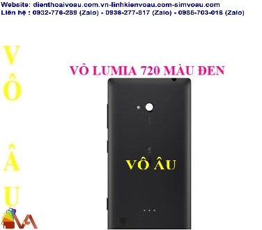 VỎ LUMIA 720 MÀU ĐEN