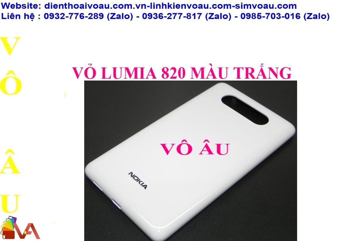 VỎ LUMIA 820 MÀU TRẮNG