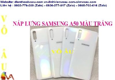 NẮP LƯNG SAMSUNG A50 MÀU TRẮNG