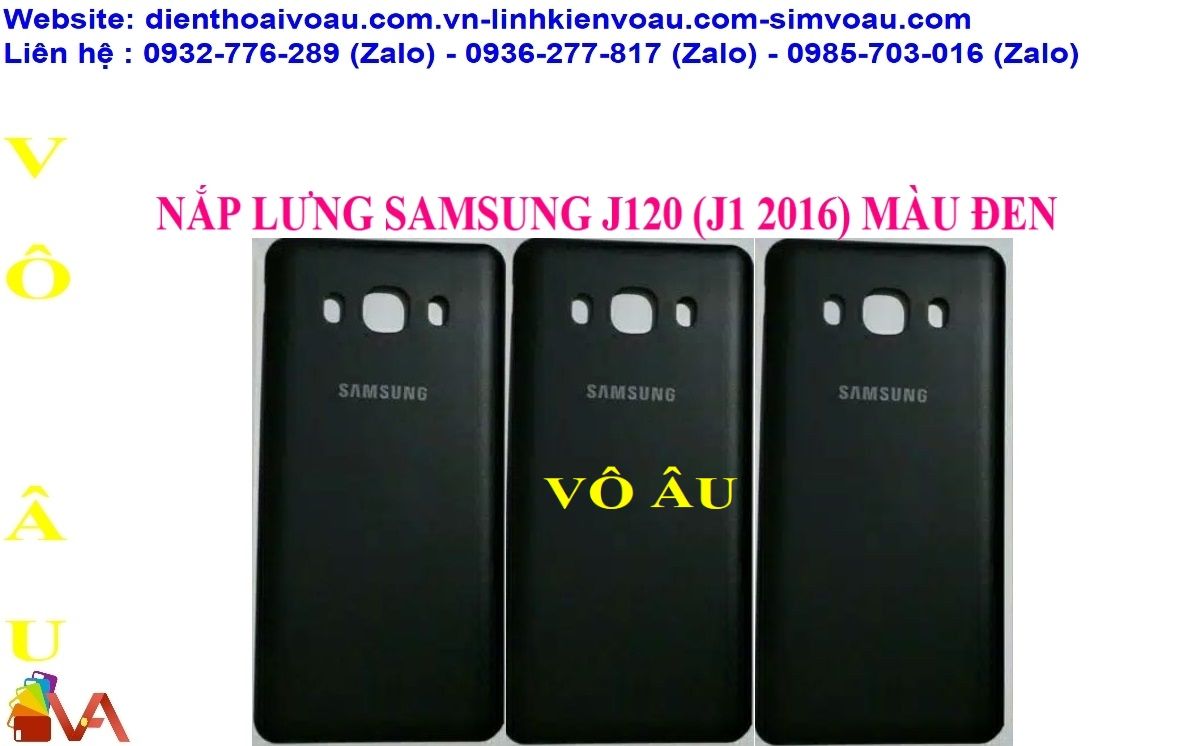 NẮP LƯNG SAMSUNG J120 MÀU ĐEN