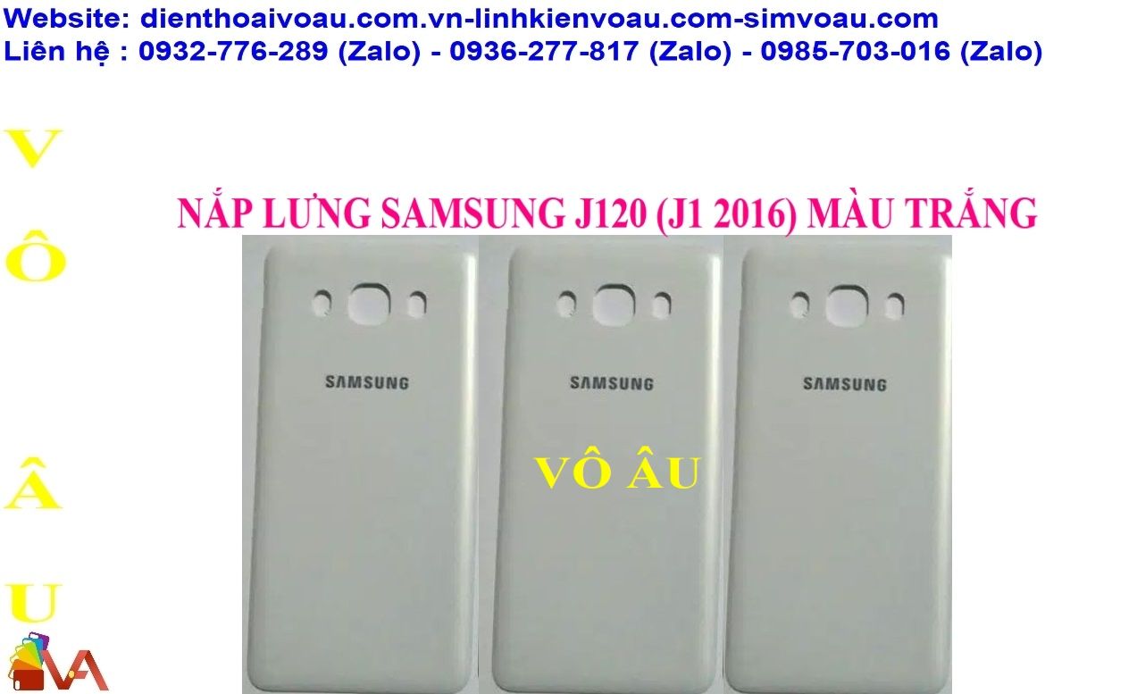 NẮP LƯNG SAMSUNG J120 MÀU TRẮNG