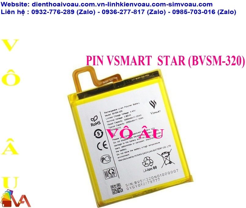 PIN VSMART STAR (BVSM-320)