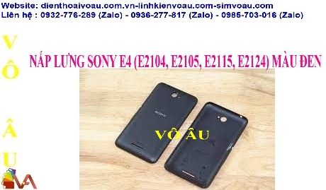 NẮP LƯNG SONY E4 MÀU ĐEN