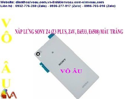 NẮP LƯNG SONY XA (F3111, F3113, F3115, F3116) MÀU TRẮNG