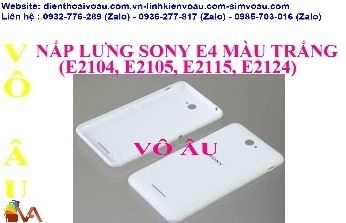 NẮP LƯNG SONY E4 (E2104, E2105, E2115, E2124) MÀU TRẮNG