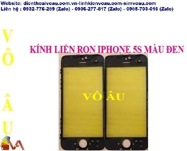 KÍNH LIỀN RON IPHONE 5S MÀU ĐEN