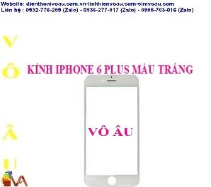 KÍNH IPHONE 6 PLUS MÀU TRẮNG