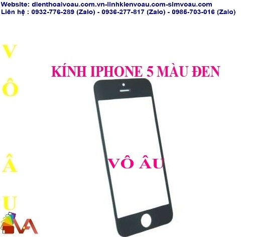 KÍNH IPHONE 5 MÀU ĐEN