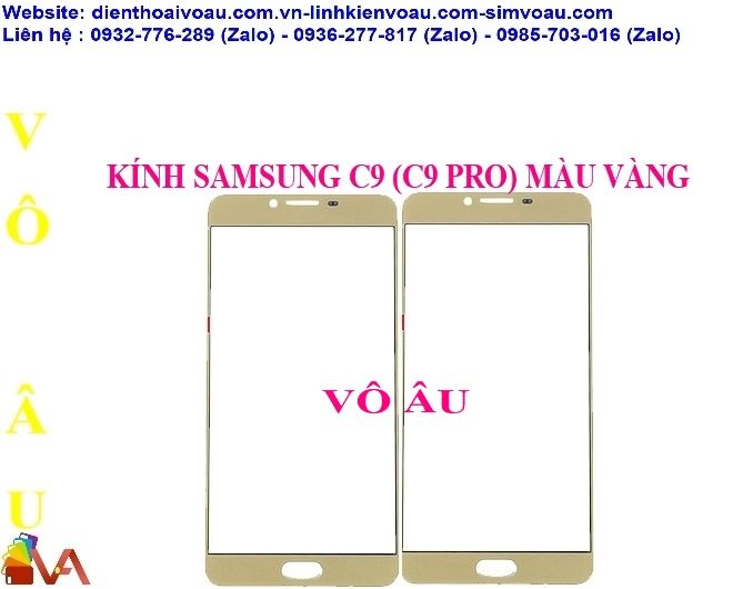 KÍNH SAMSUNG C9 MÀU VÀNG