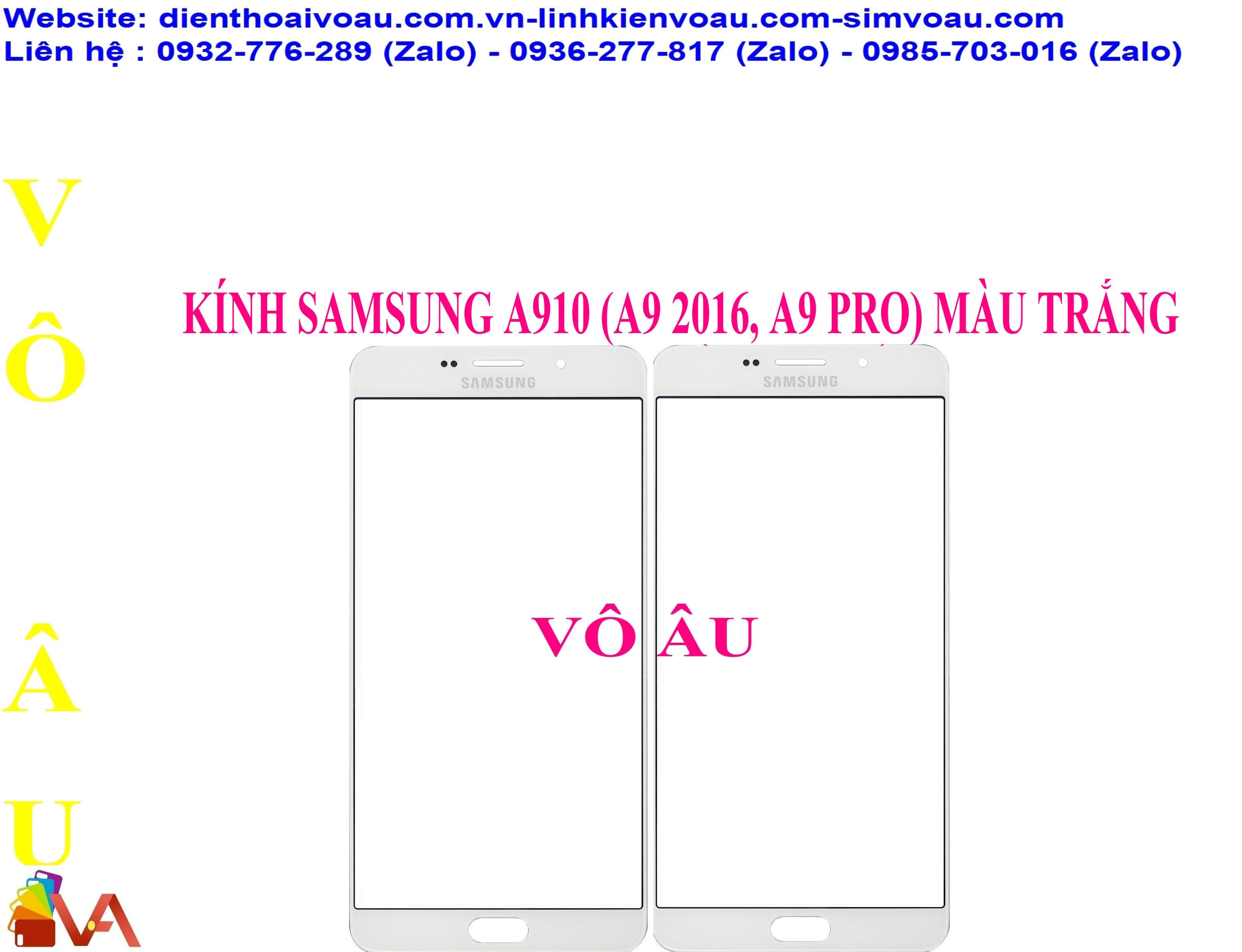 KÍNH SAMSUNG A910 (A9 2016, A9 PRO) MÀU TRẮNG