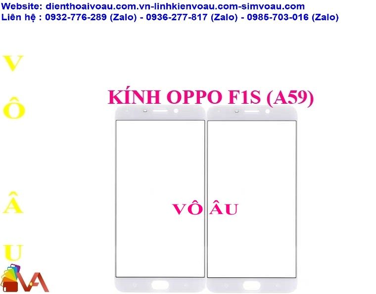 KÍNH OPPO A59 MÀU TRẮNG