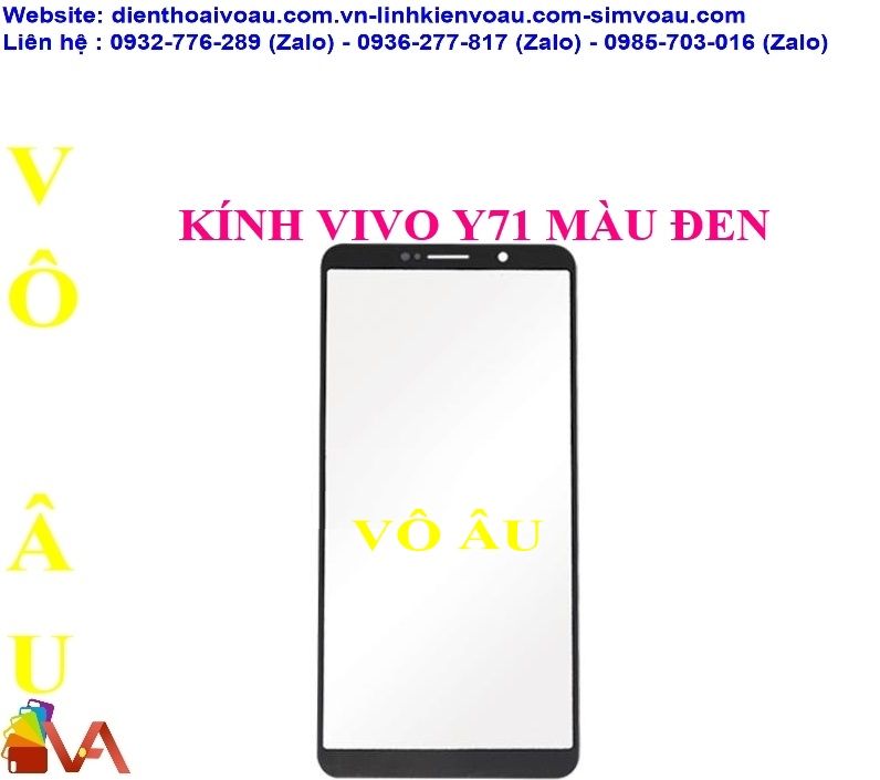 KÍNH VIVO Y71 MÀU ĐEN