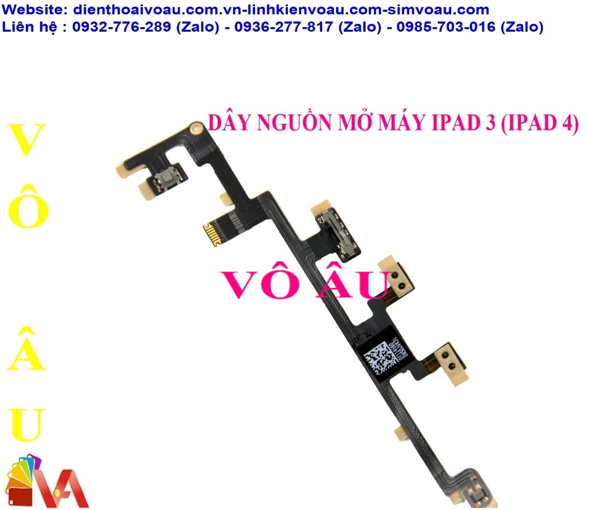 DÂY NGUỒN MỞ MÁY IPAD 4