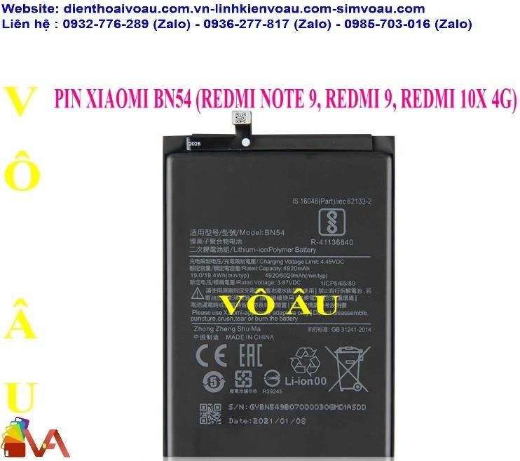 PIN XIAOMI REDMI NOTE 9