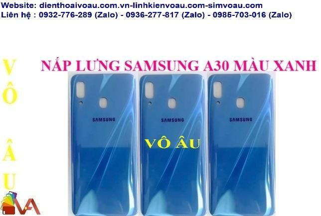 NẮP LƯNG SAMSUNG A30 MÀU XANH