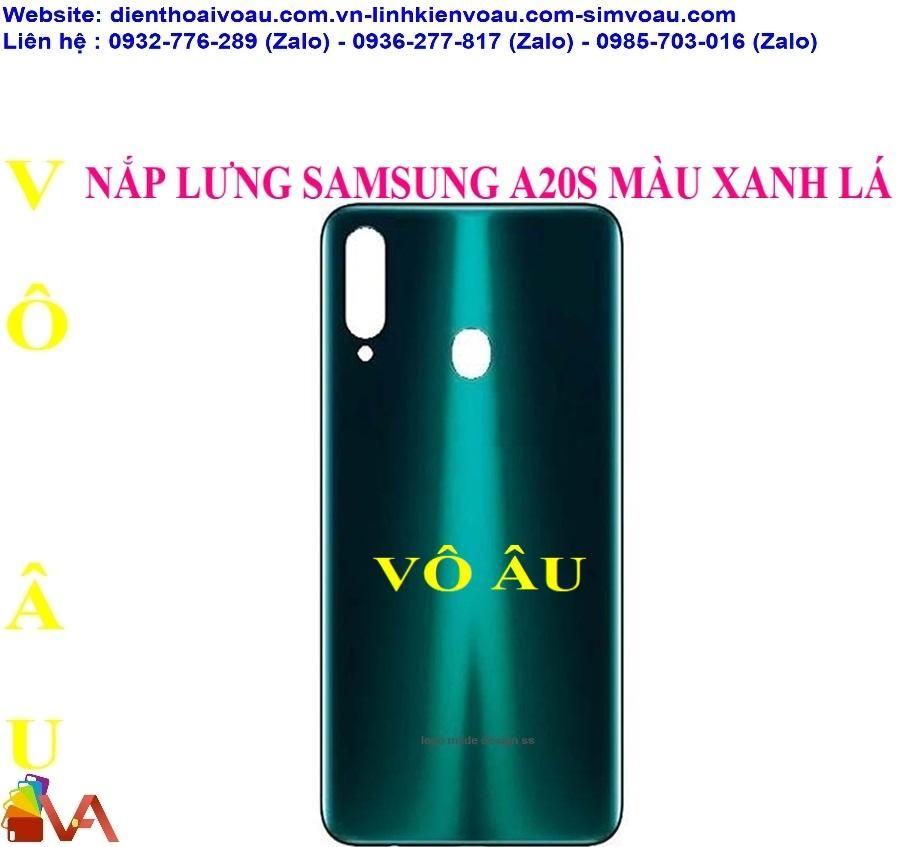 NẮP LƯNG SAMSUNG A20S MÀU XANH LÁ