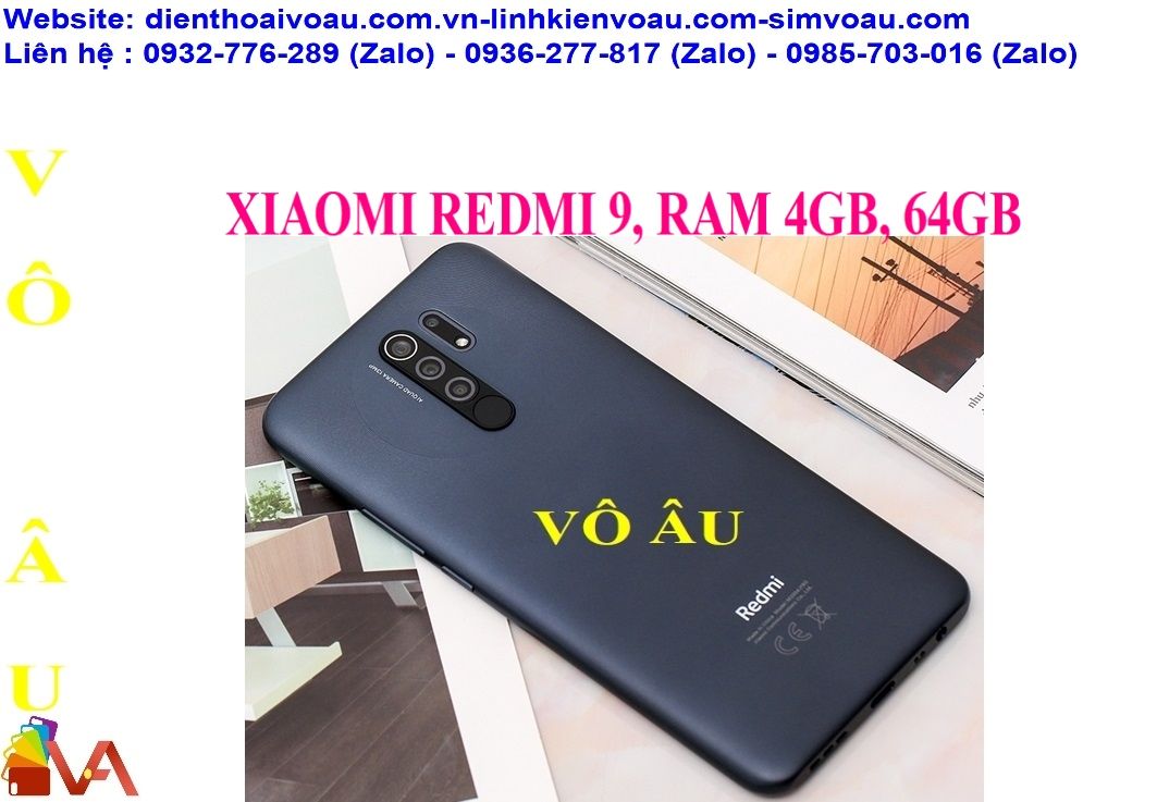 XIAOMI REDMI 9, RAM 4GB, 64GB