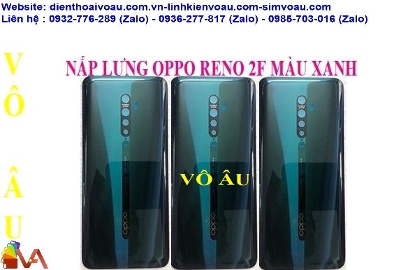 NẮP LƯNG OPPO RENO 2F MÀU XANH