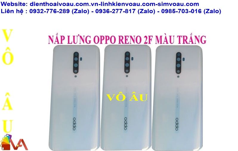 NẮP LƯNG OPPO RENO 2F MÀU TRẮNG