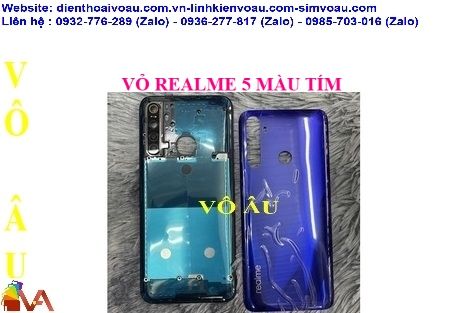 VỎ REALME 5 MÀU TÍM