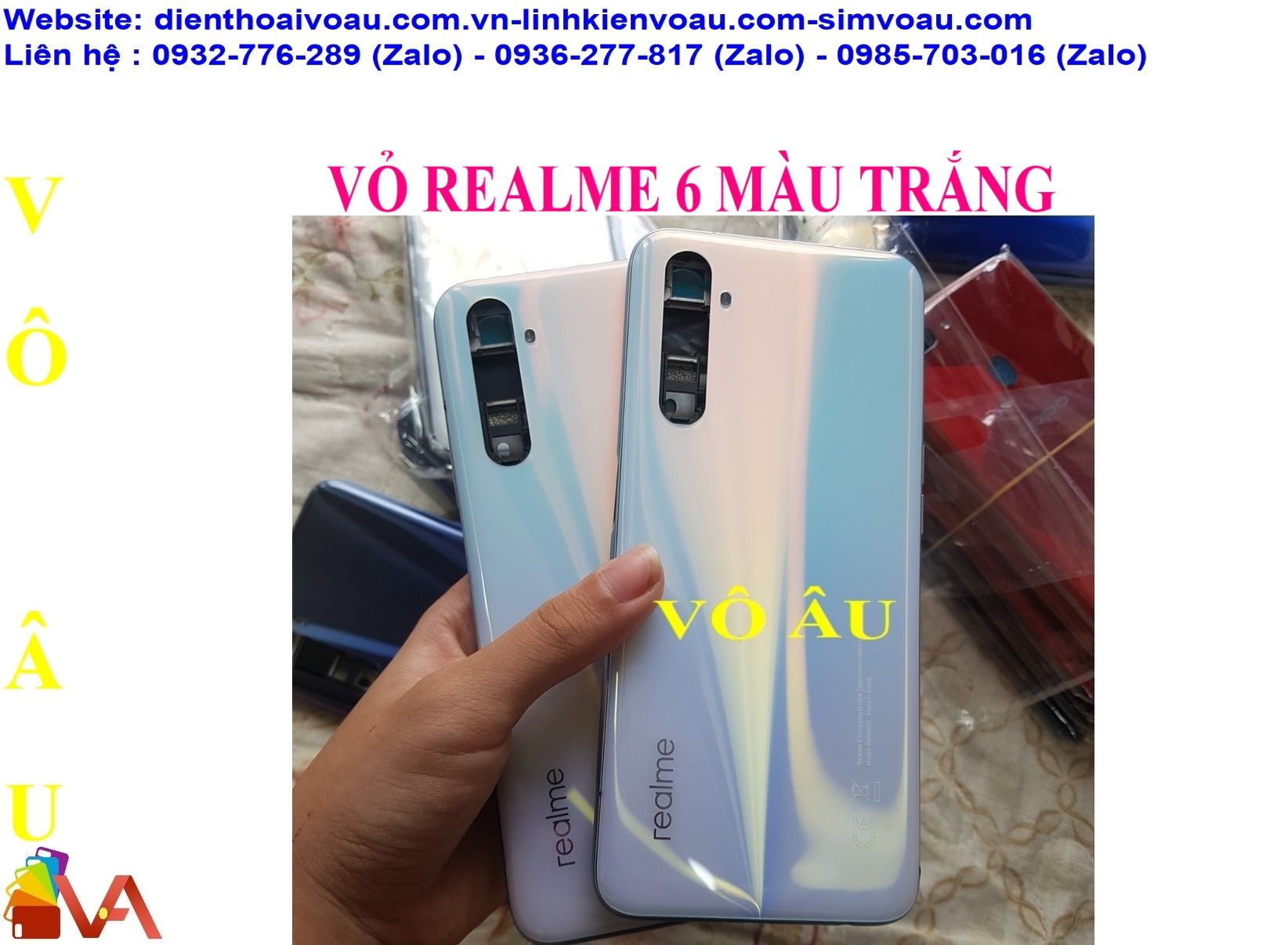 VỎ REALME 6 MÀU TRẮNG