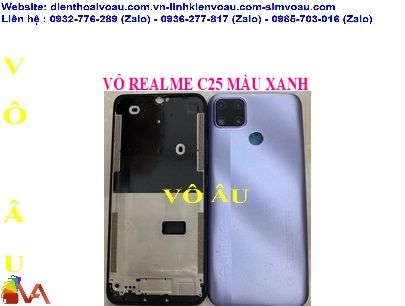 VỎ REALME C25 MÀU XANH