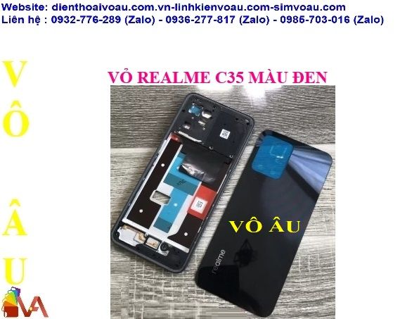 VỎ REALME C35 MÀU ĐEN