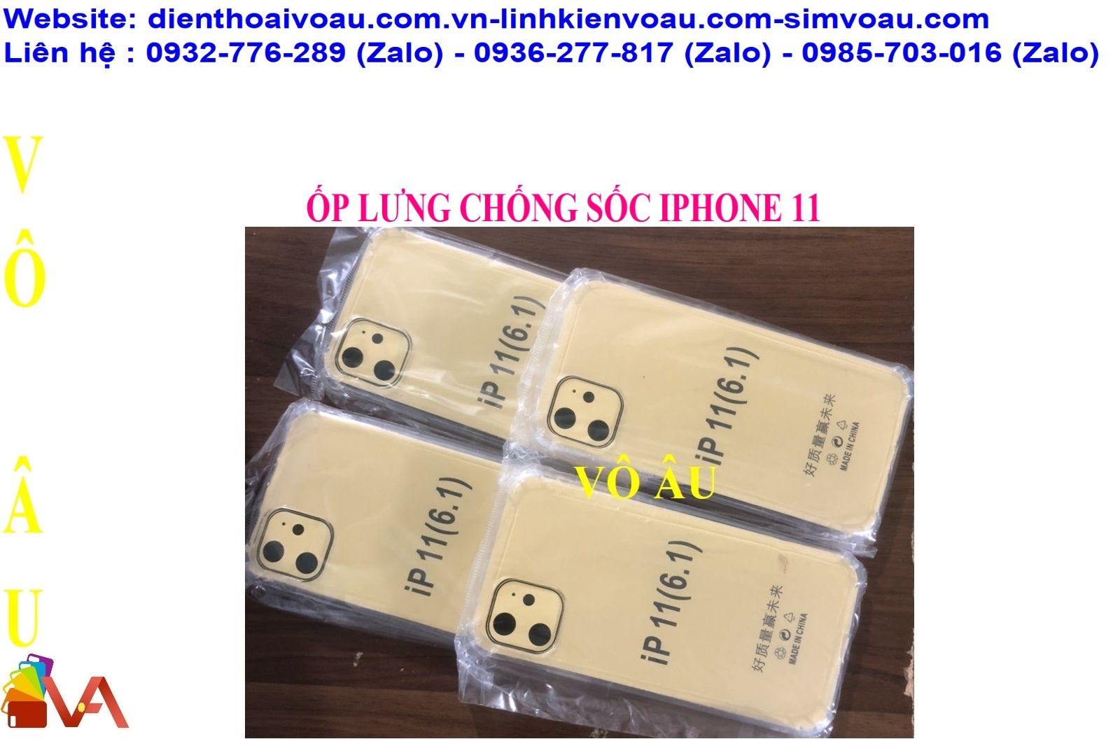 ỐP LƯNG CHỐNG SỐC IPHONE 11