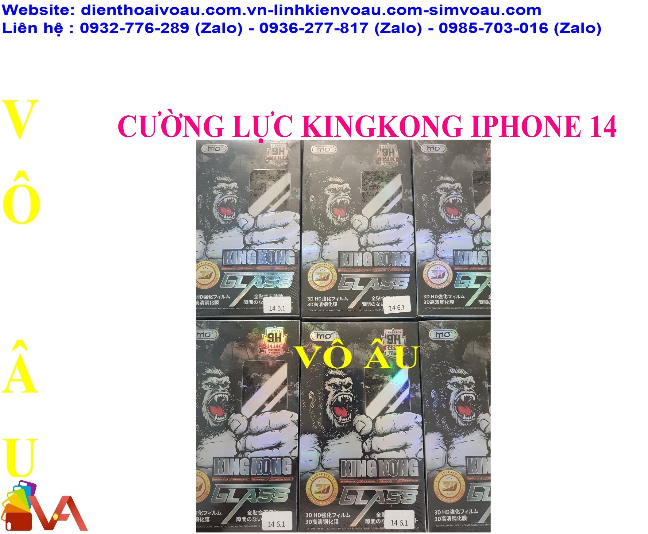 CƯỜNG LỰC KINGKONG IPHONE 14