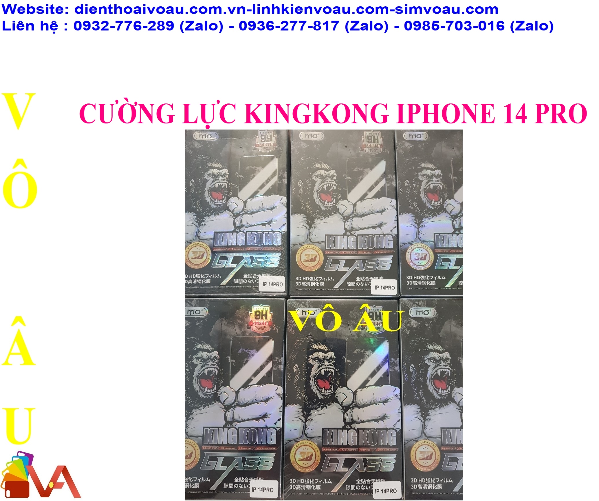 CƯỜNG LỰC KINGKONG IPHONE 14 PRO