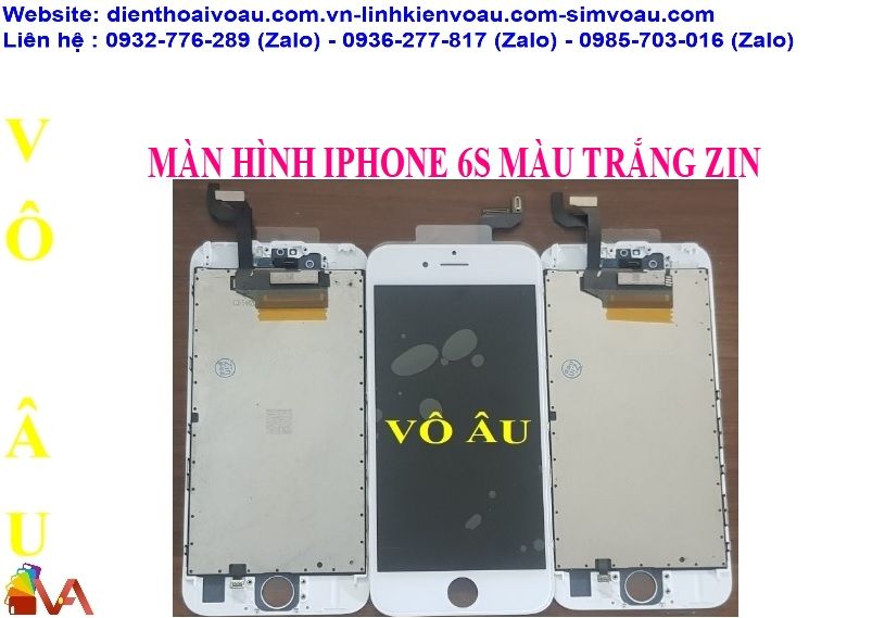 MÀN HÌNH IPHONE 6S ZIN ÉP KÍNH MÀU TRẮNG