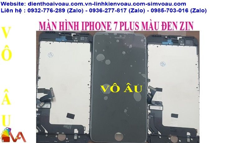 MÀN HÌNH IPHONE 7 PLUS ZIN ÉP KÍNH MÀU ĐEN (C11)