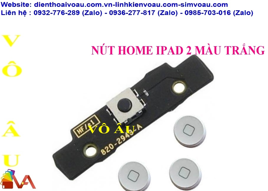 NÚT HOME IPAD 2 MÀU TRẮNG