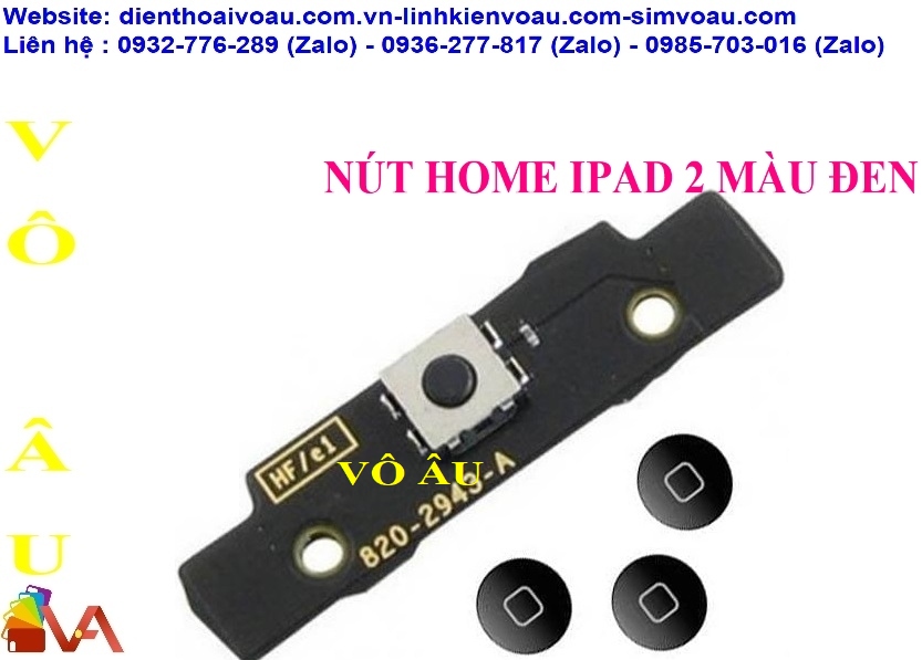 NÚT HOME IPAD 2 MÀU ĐEN