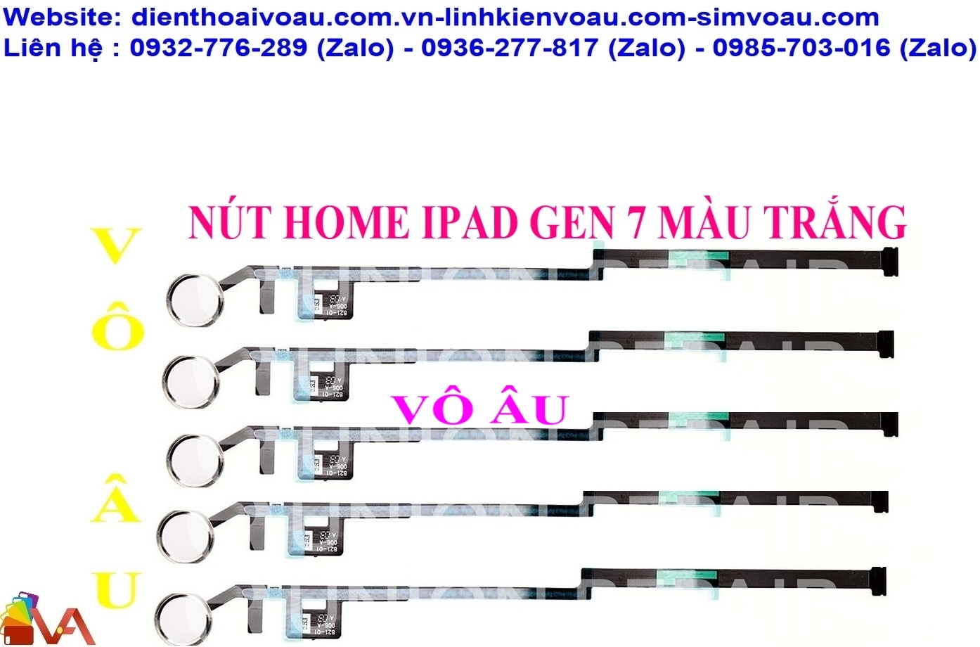 NÚT HOME IPAD GEN 7 MÀU TRẮNG