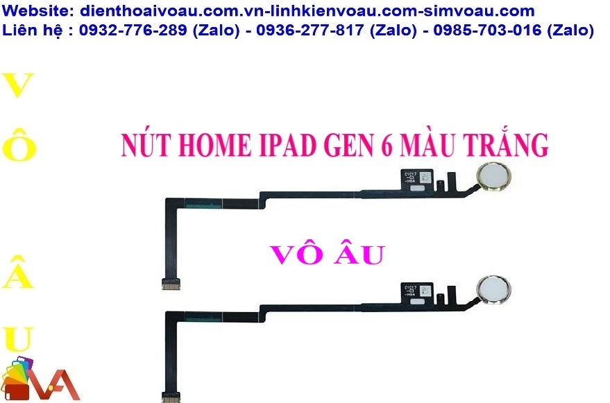 NÚT HOME IPAD GEN 6 MÀU TRẮNG