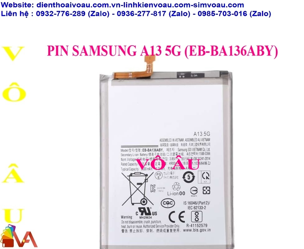 PIN SAMSUNG A13 5G