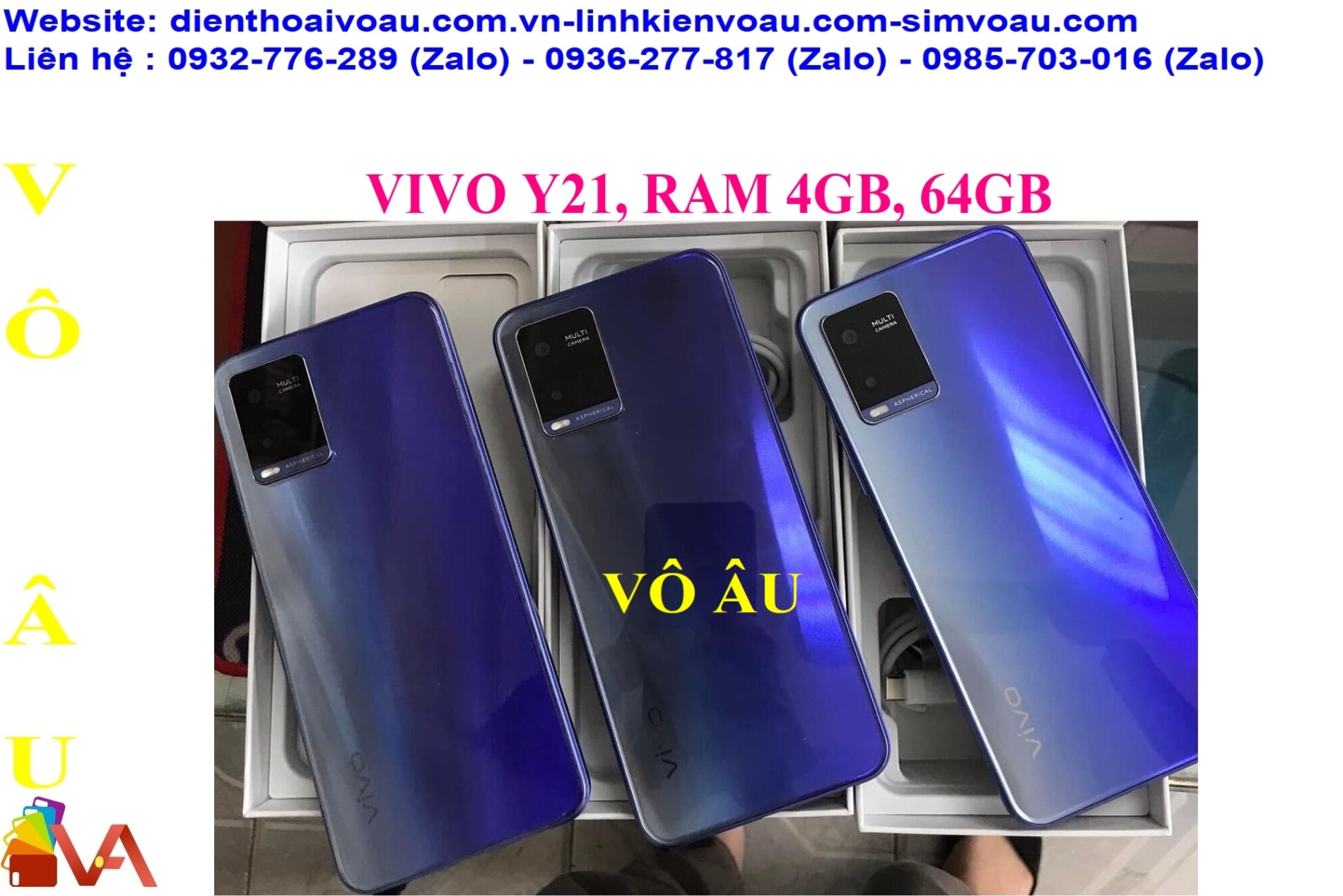 VIVO Y21, RAM 4GB, 64GB