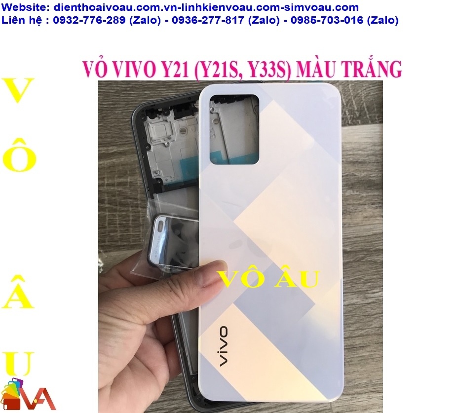 VỎ VIVO Y21 MÀU TRẮNG FULL BỘ