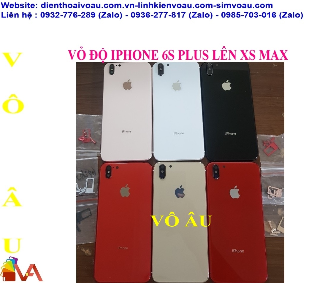 VỎ IPHONE 6S PLUS ĐỘ LÊN XS MAX