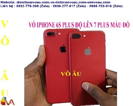 VỎ IPHONE 6S PLUS ĐỘ LÊN IPHONE 7 PLUS MÀU ĐỎ