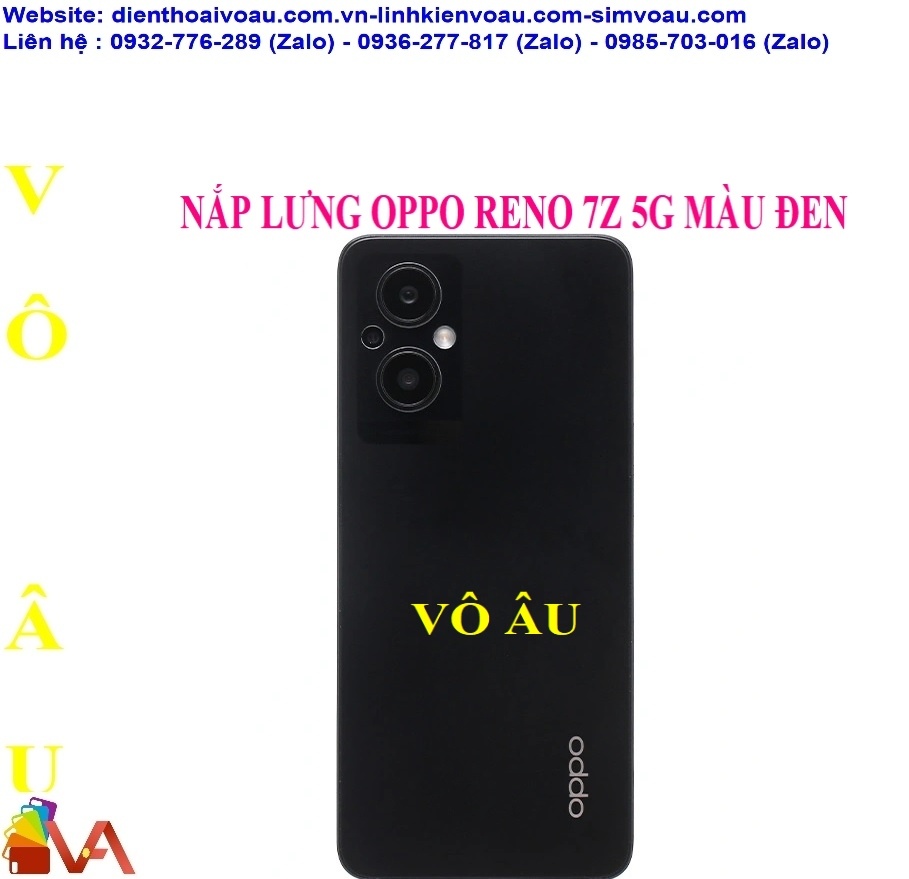 NẮP LƯNG OPPO RENO 7Z 5G MÀU ĐEN