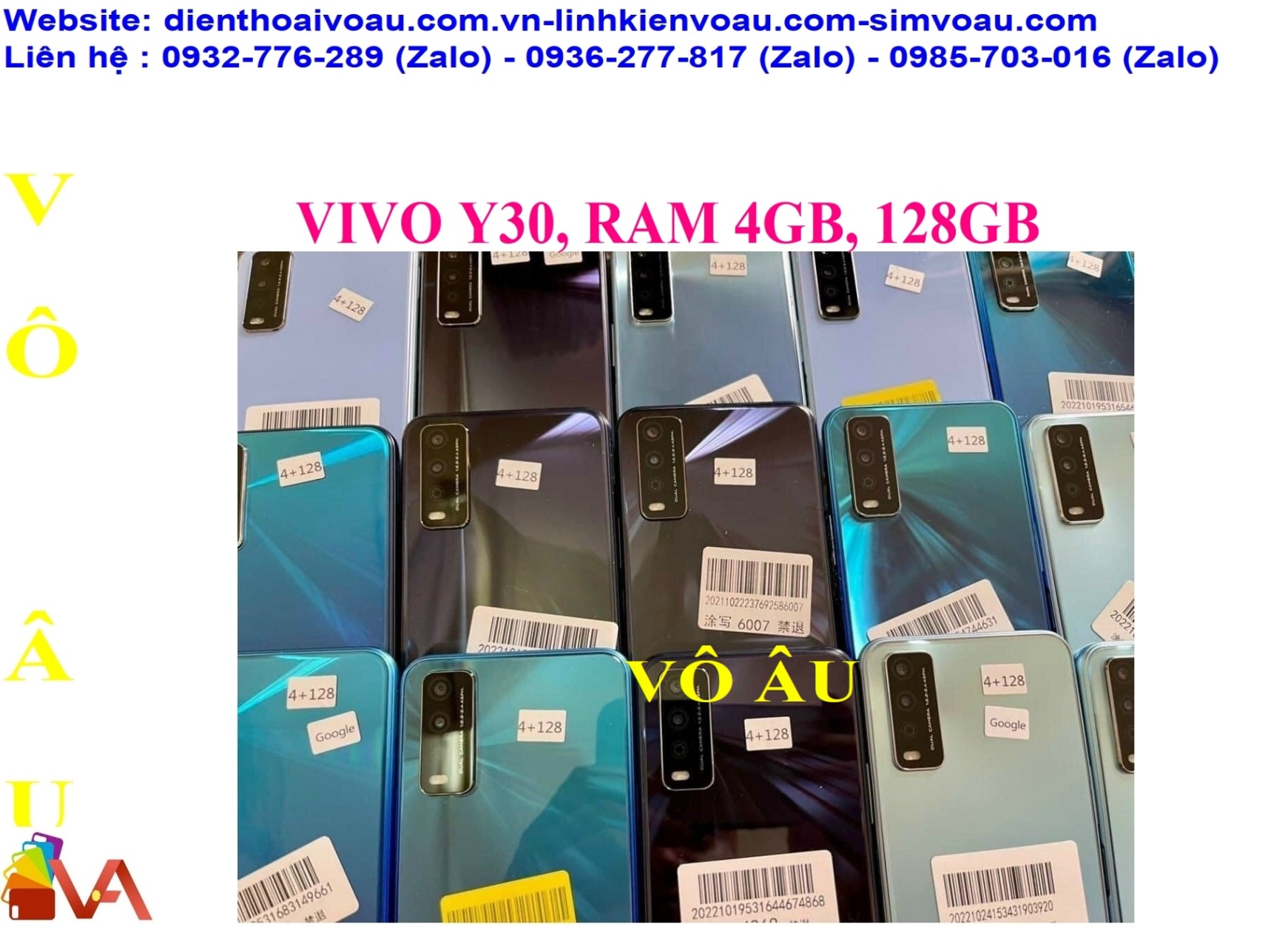 VIVO Y30, RAM 4GB, 128GB