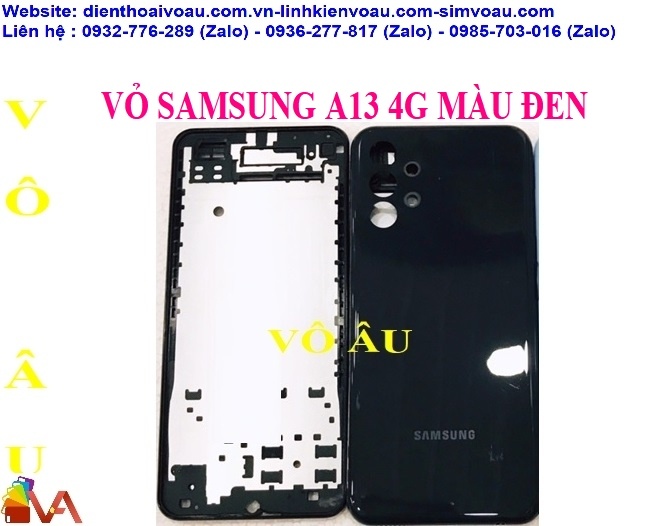 VỎ SAMSUNG A13 4G MÀU ĐEN