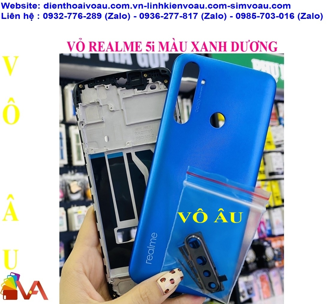 VỎ REALME 5i MÀU XANH DƯƠNG