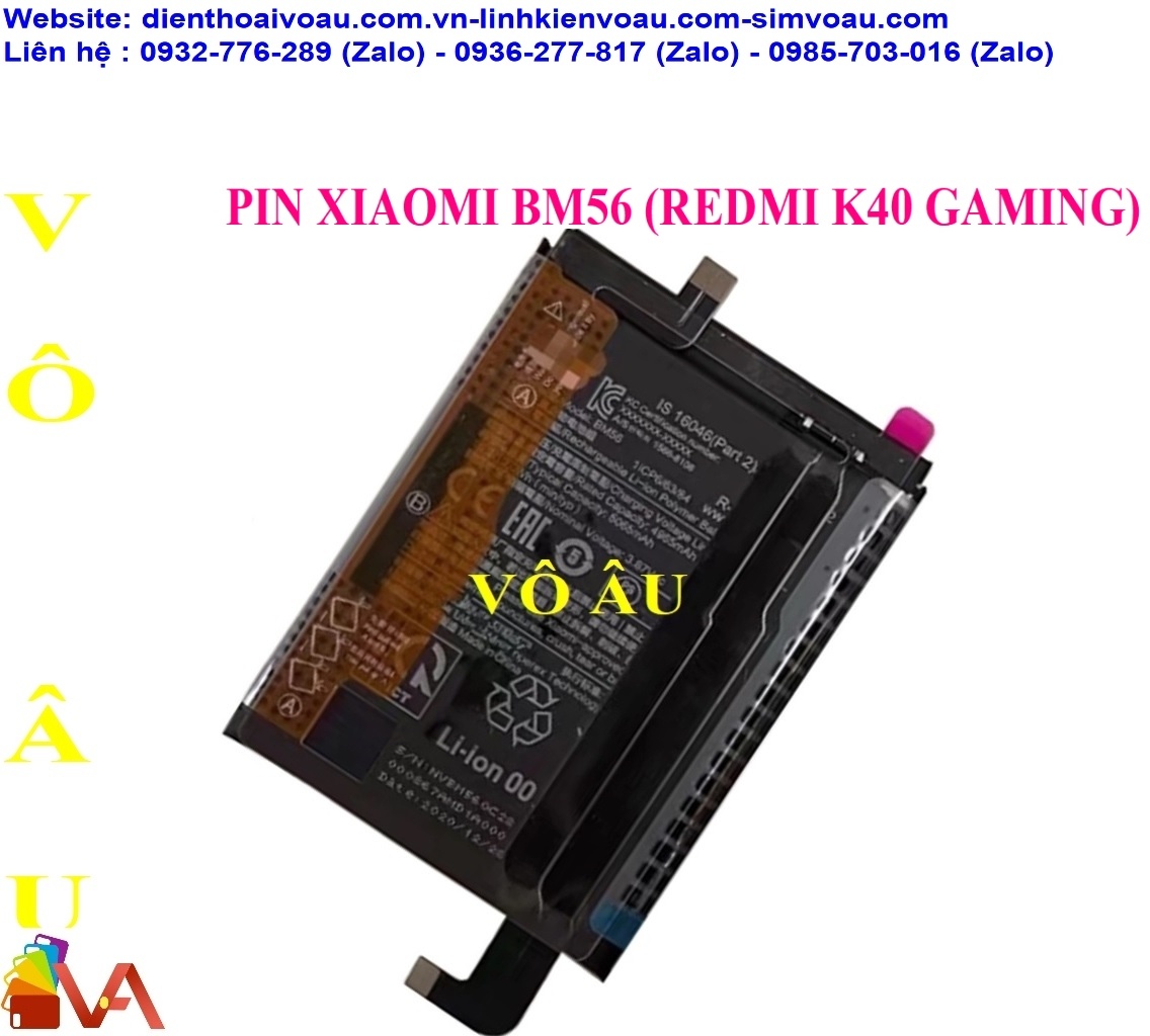 PIN XIAOMI REDMI K40 GAMING ZIN