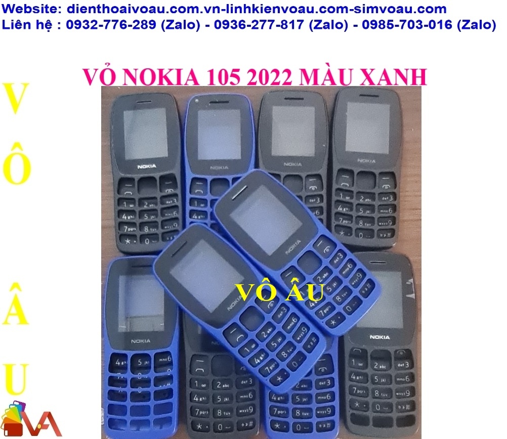 VỎ NOKIA 105 2022 MÀU XANH